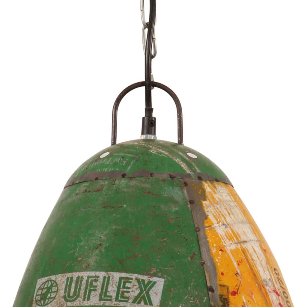 vidaXL Hängelampe Industrie-Stil 25 W Mehrfarbig Rund 32 cm E27