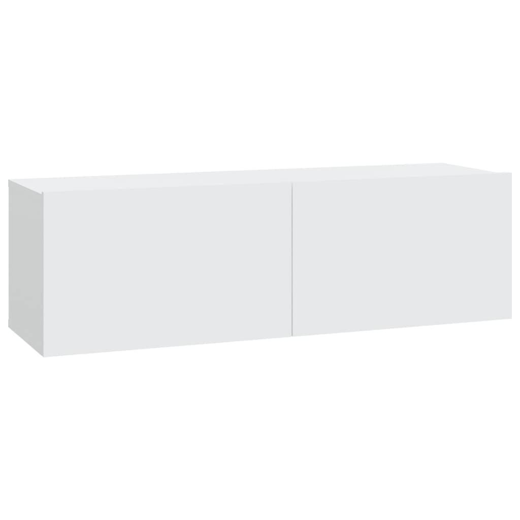 vidaXL TV-Wandschränke 4 Stk. Weiß 100x30x30 cm