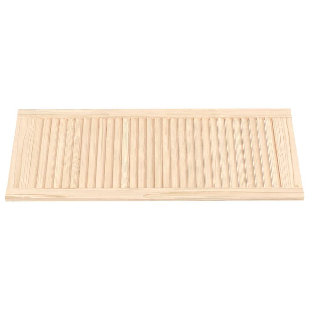 vidaXL Schranktür Lamellen-Design 99,3x39,4 cm Massivholz Kiefer