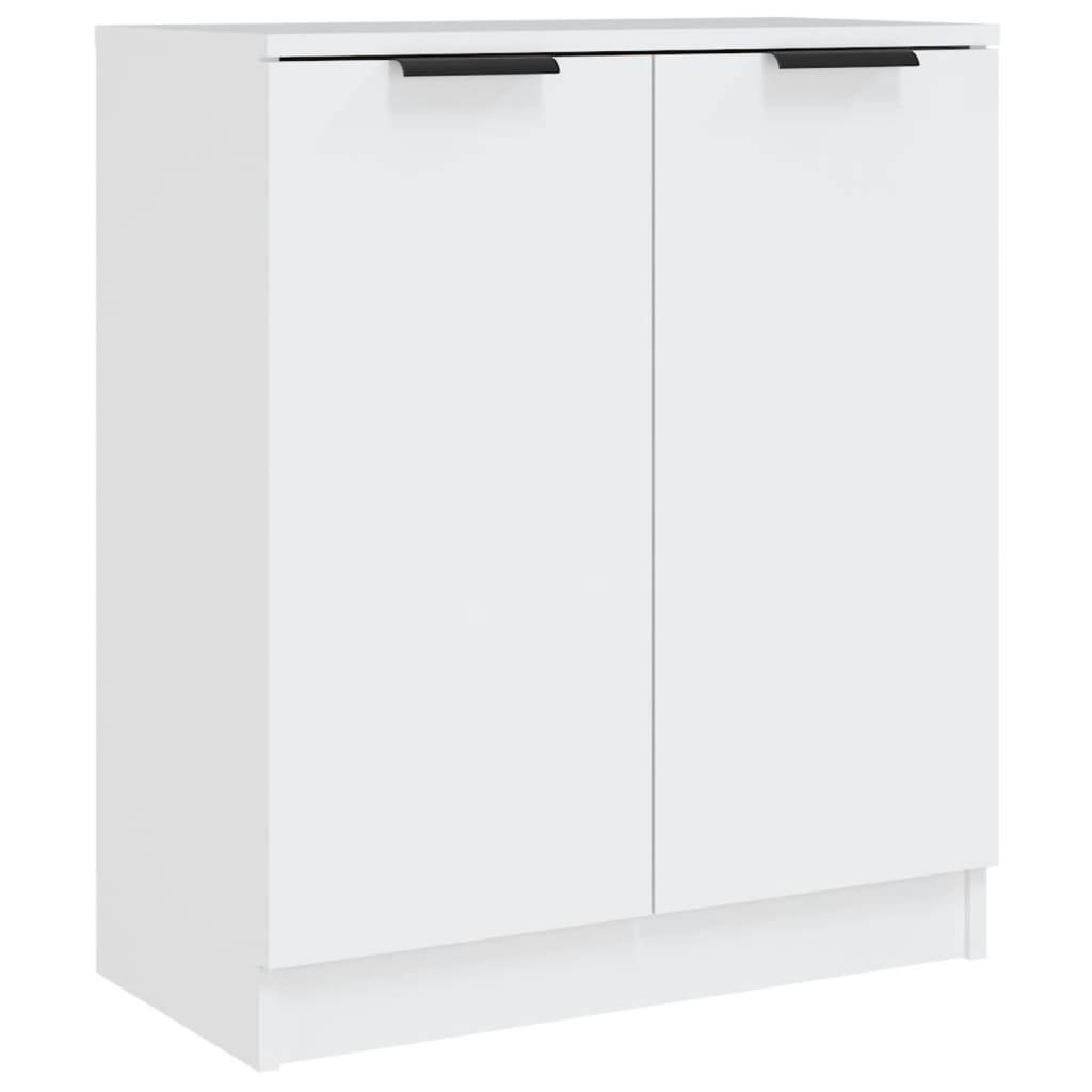 vidaXL Sideboards 2 Stk. Weiß 60x30x70 cm Holzwerkstoff
