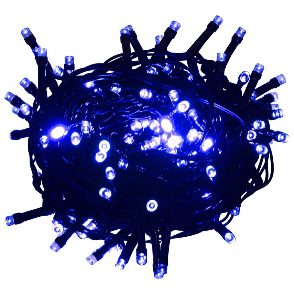 vidaXL LED-Lichterkette mit 300 LEDs Blau 30 m PVC