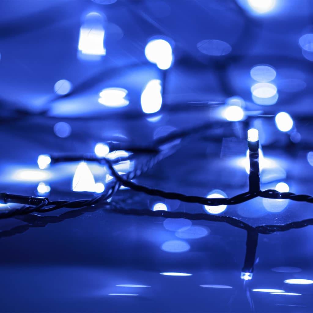 vidaXL LED-Lichterkette mit 300 LEDs Blau 30 m PVC