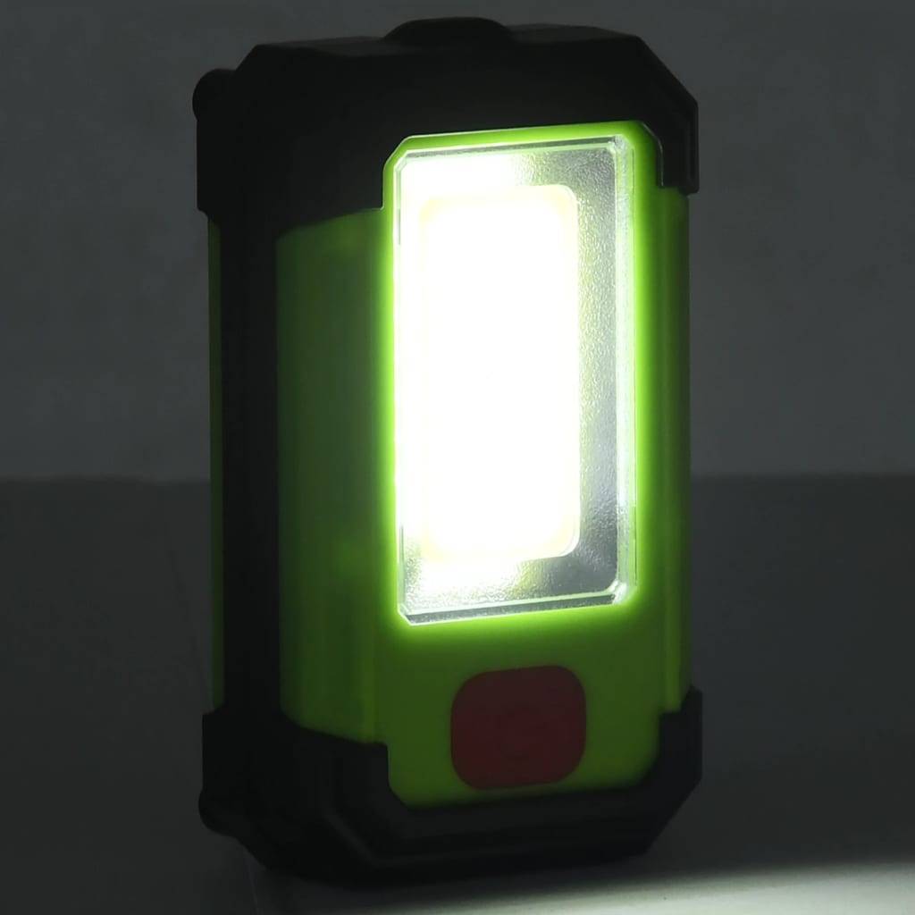 vidaXL LED-Strahler Tragbar Solarbetrieben 7W Kaltweiß