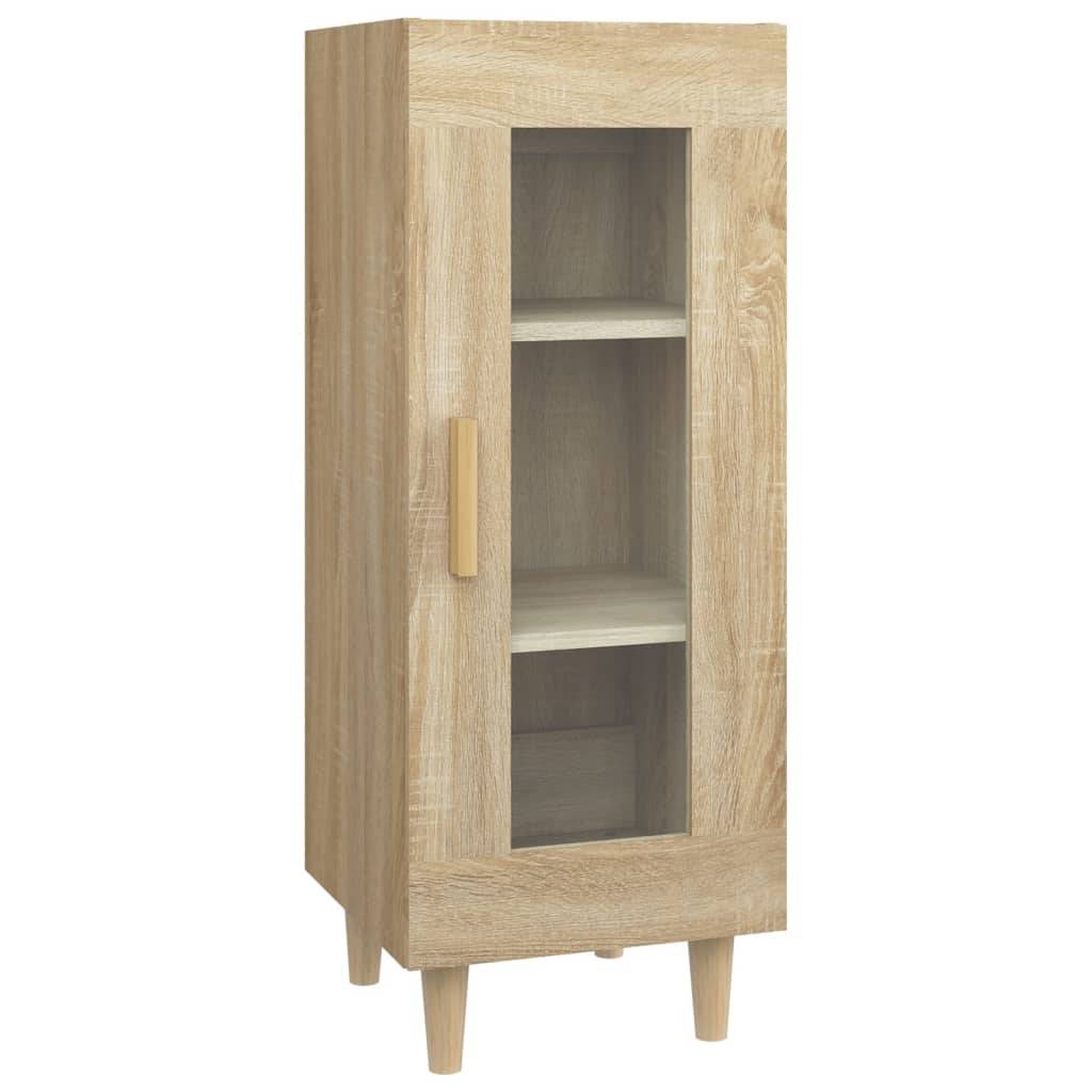 vidaXL Sideboard Sonoma-Eiche 34,5x34x90 cm Holzwerkstoff