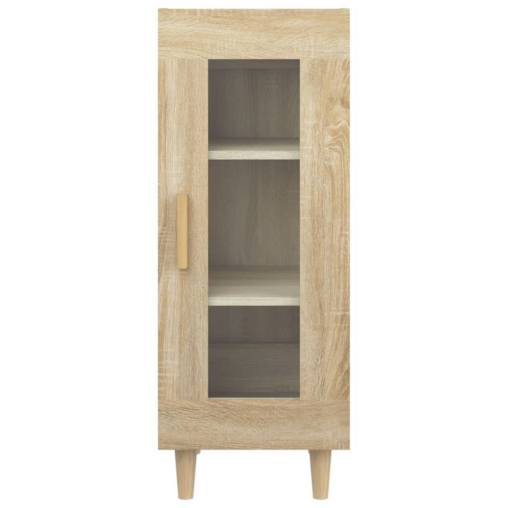 vidaXL Sideboard Sonoma-Eiche 34,5x34x90 cm Holzwerkstoff