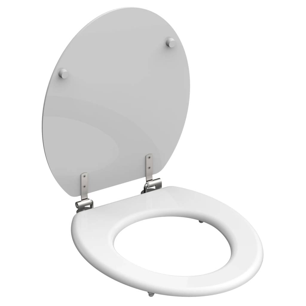 SCHÜTTE WC-Sitz WHITE Holzkern