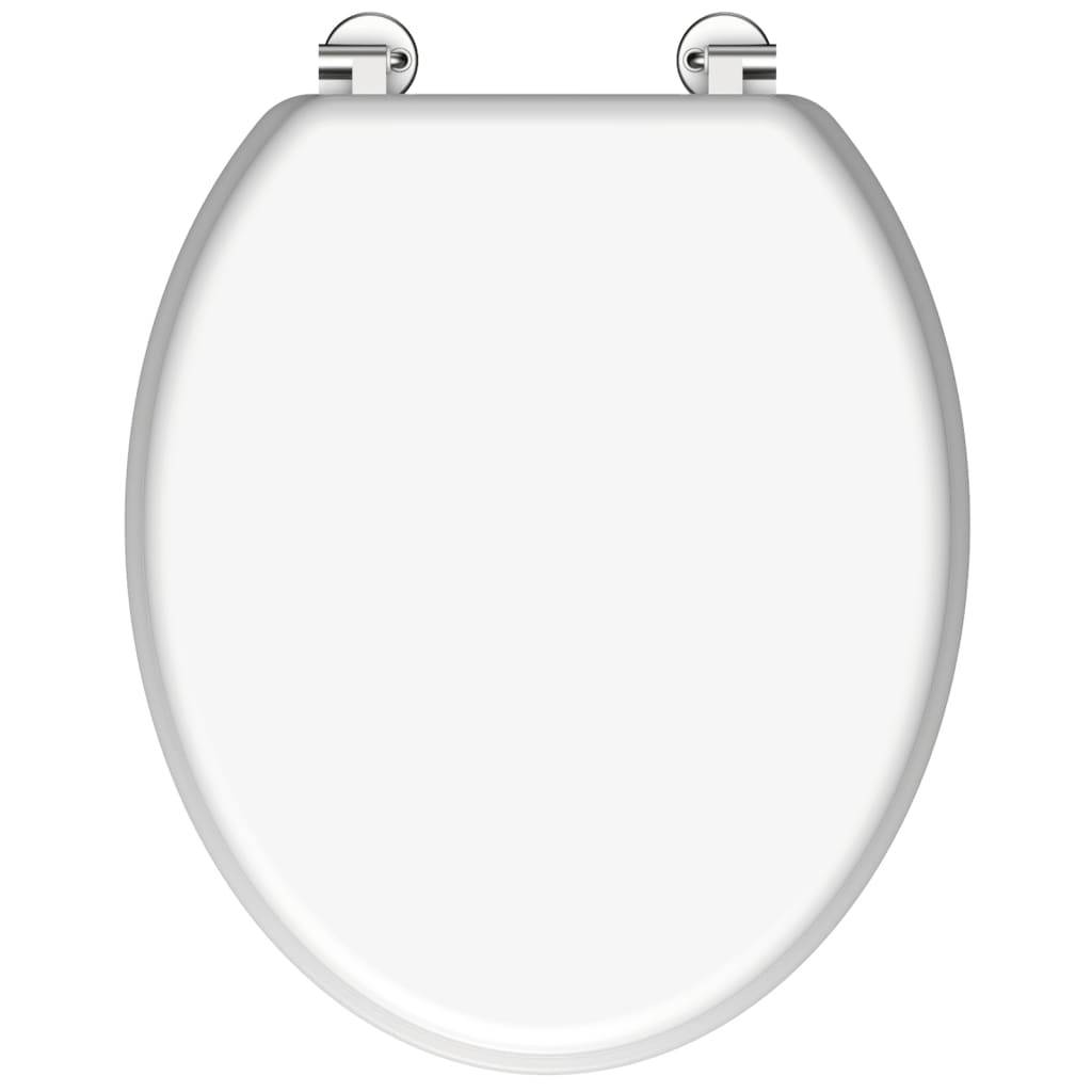 SCHÜTTE WC-Sitz WHITE Holzkern