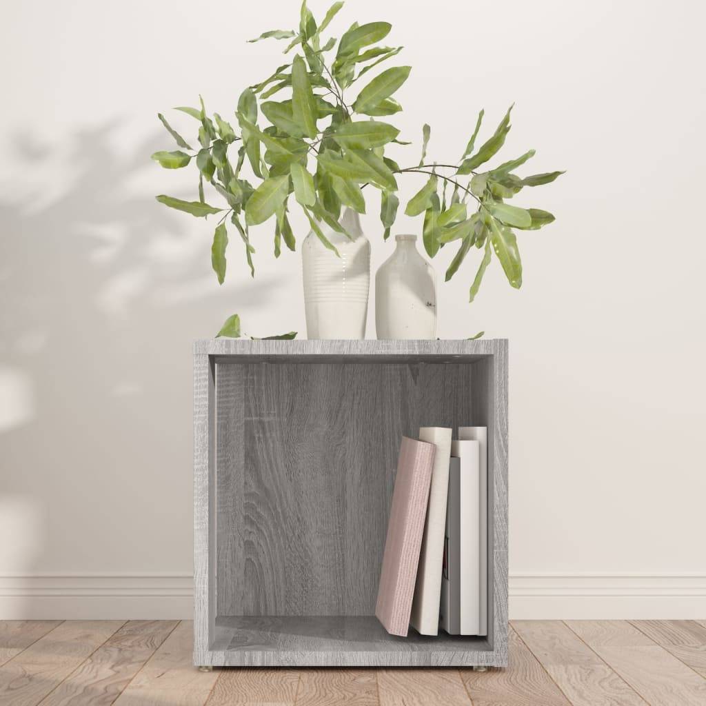vidaXL Beistelltisch Grau Sonoma 33x33x34,5 cm Holzwerkstoff