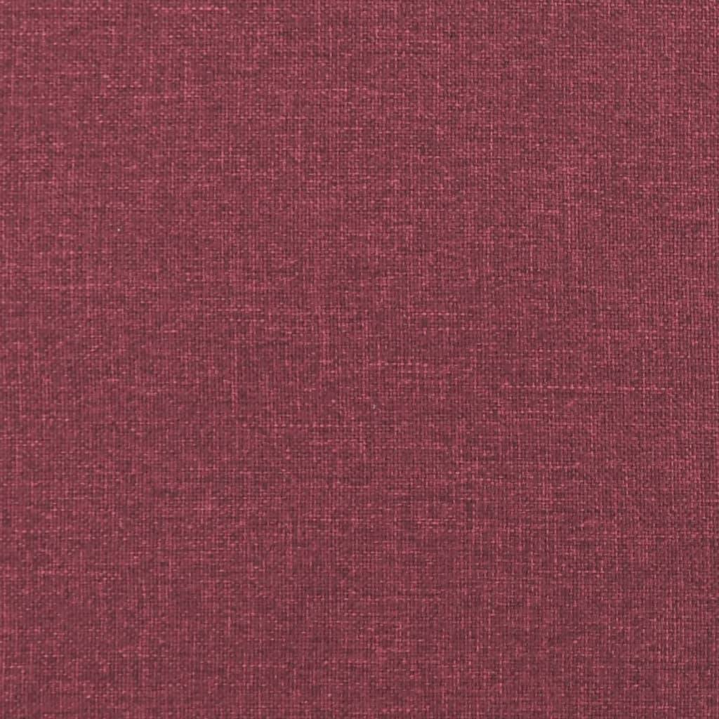 vidaXL Loungesessel Weinrot 52x75x76 cm Stoff