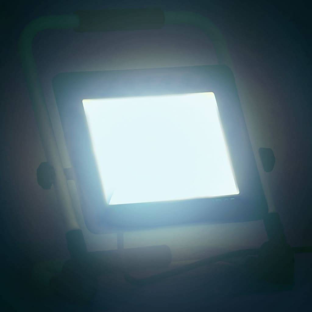 vidaXL LED-Fluter mit Handgriff 100W Kaltweiß