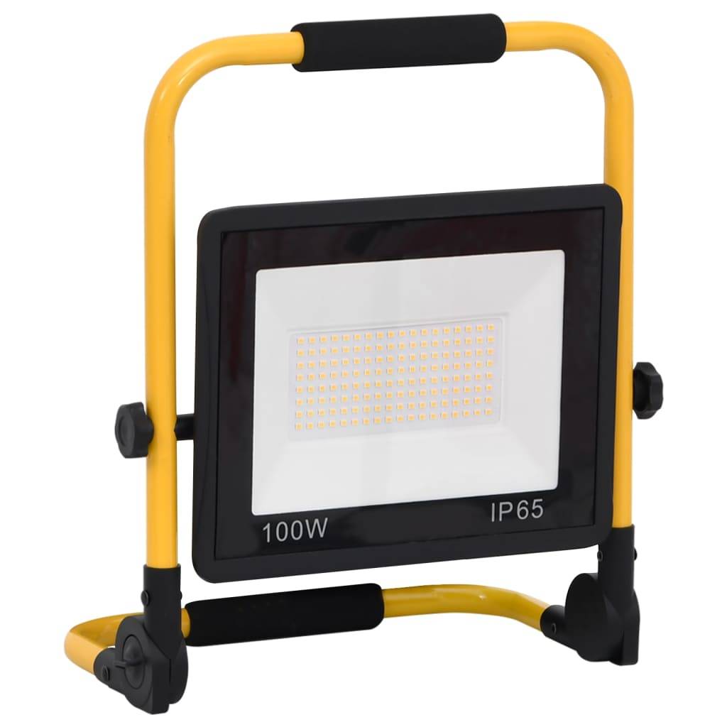 vidaXL LED-Fluter mit Handgriff 100W Kaltweiß