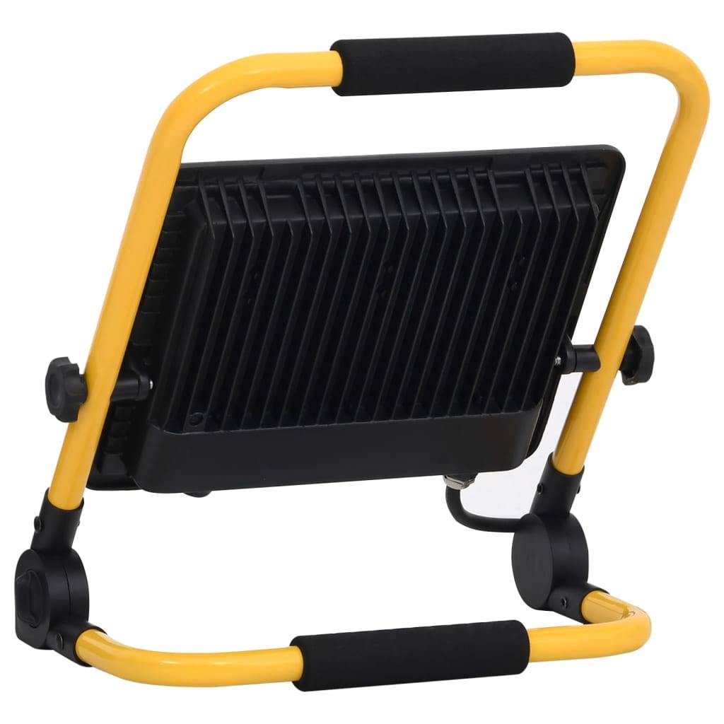 vidaXL LED-Fluter mit Handgriff 100 W Warmweiß