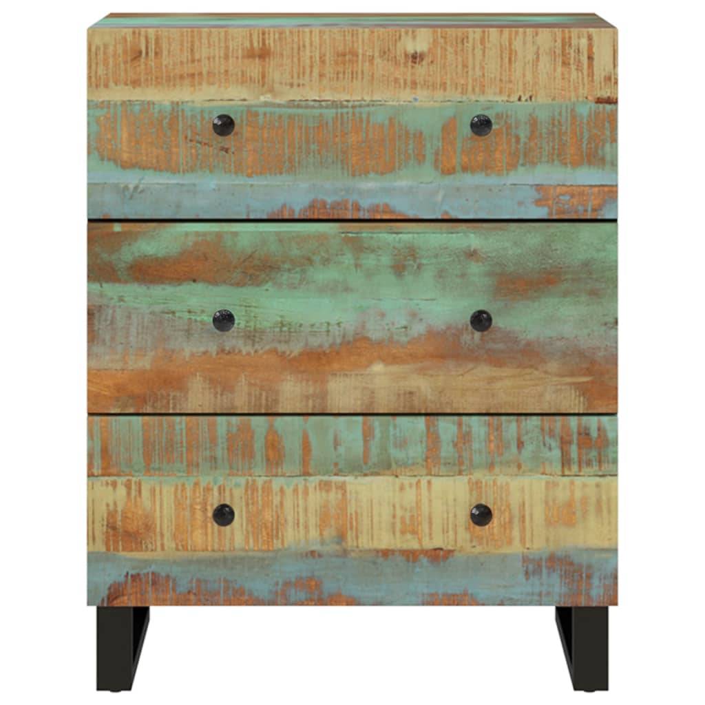 vidaXL Sideboard 60x33x75 cm Altholz Massiv