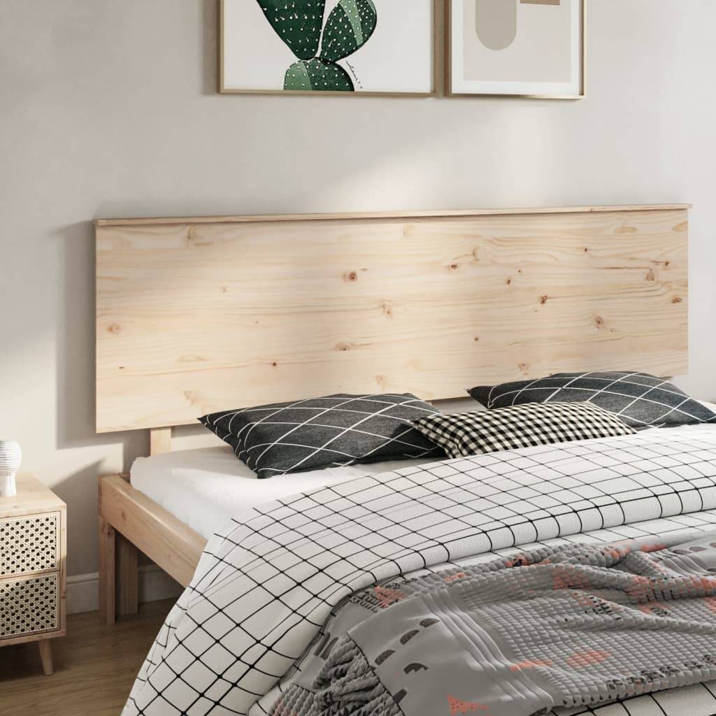 vidaXL Bett-Kopfteil 204x6x82,5 cm Massivholz Kiefer