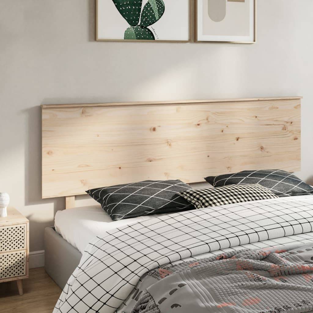 vidaXL Bett-Kopfteil 204x6x82,5 cm Massivholz Kiefer