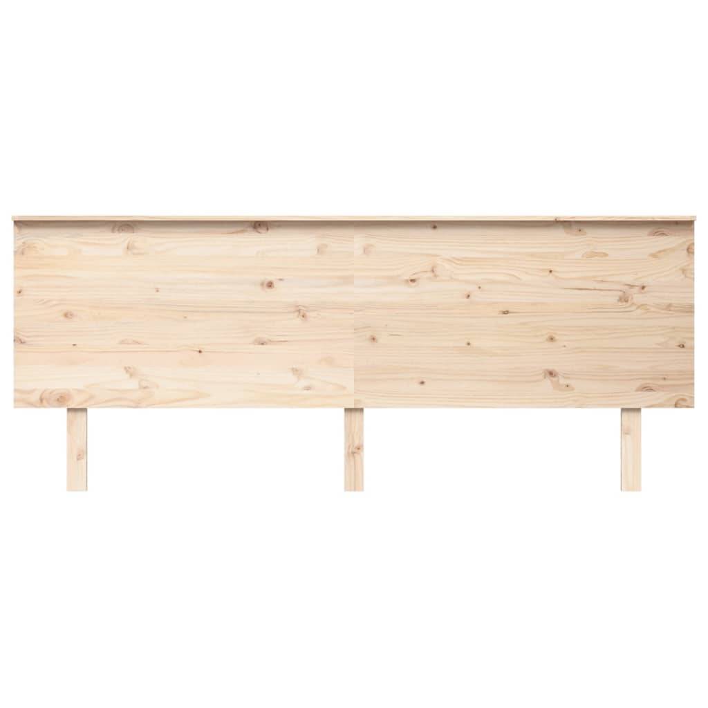vidaXL Bett-Kopfteil 204x6x82,5 cm Massivholz Kiefer