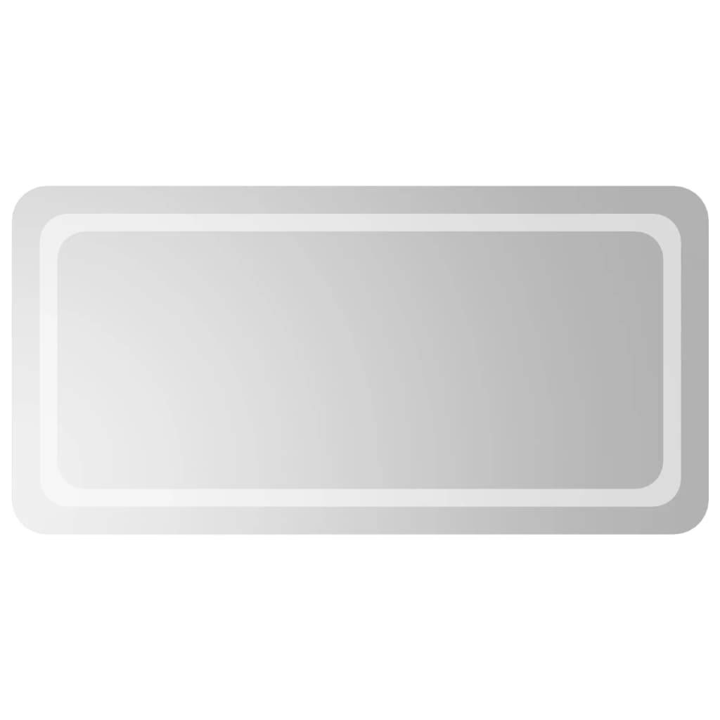 vidaXL LED-Badspiegel 50x100 cm
