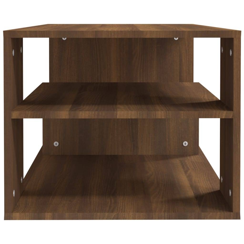 vidaXL Couchtisch Braun Eichen-Optik 100x50x40 cm Holzwerkstoff