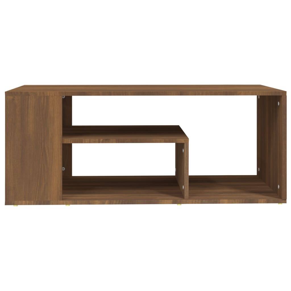 vidaXL Couchtisch Braun Eichen-Optik 100x50x40 cm Holzwerkstoff