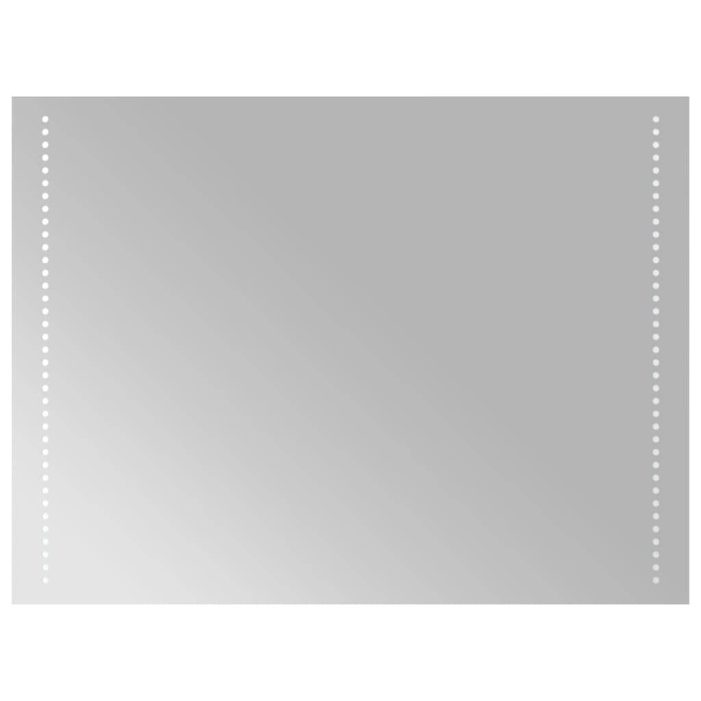 vidaXL LED-Badspiegel 80x60 cm