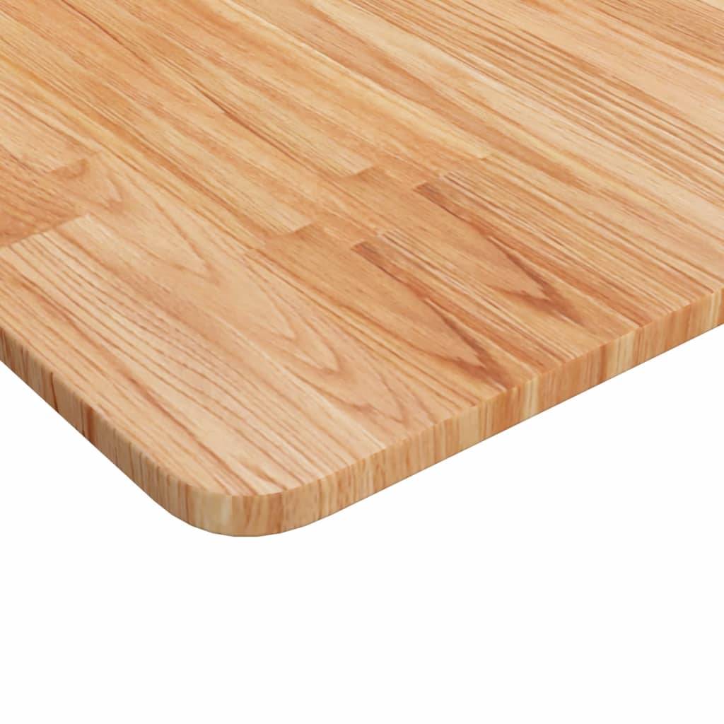 vidaXL Tischplatte Quadratisch Hellbraun 40x40x1,5cm Behandelte Eiche