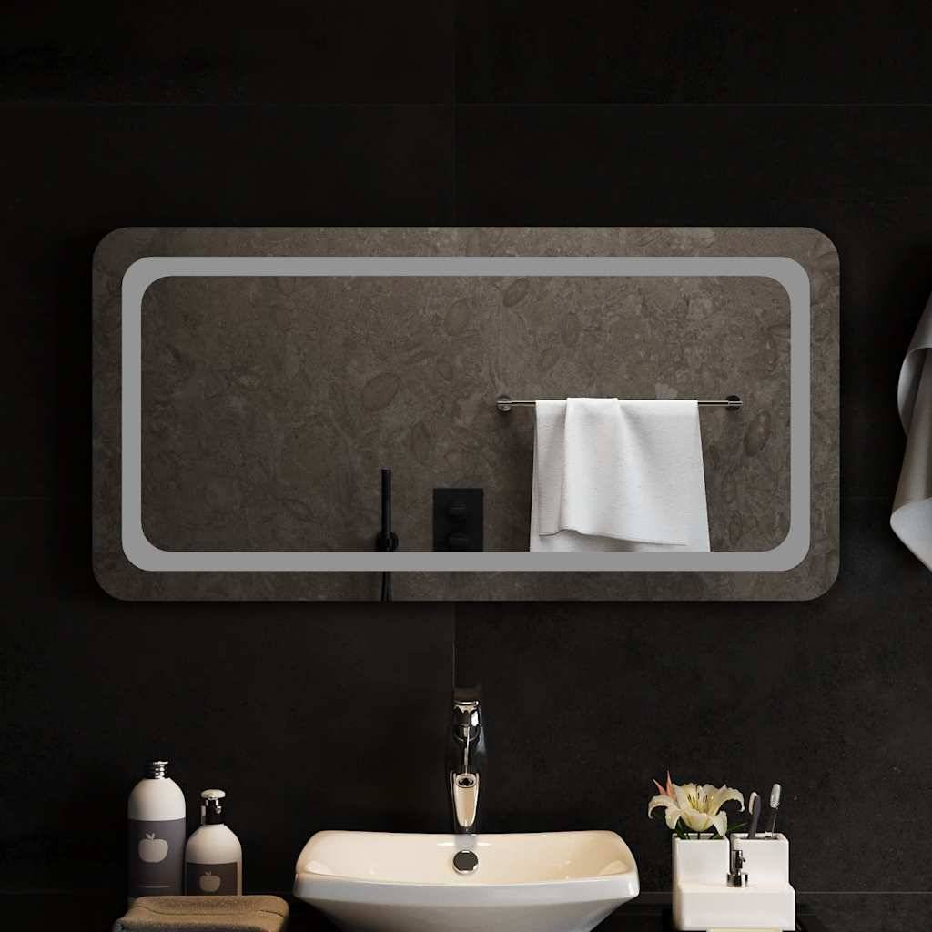 vidaXL LED-Badspiegel 100x50 cm