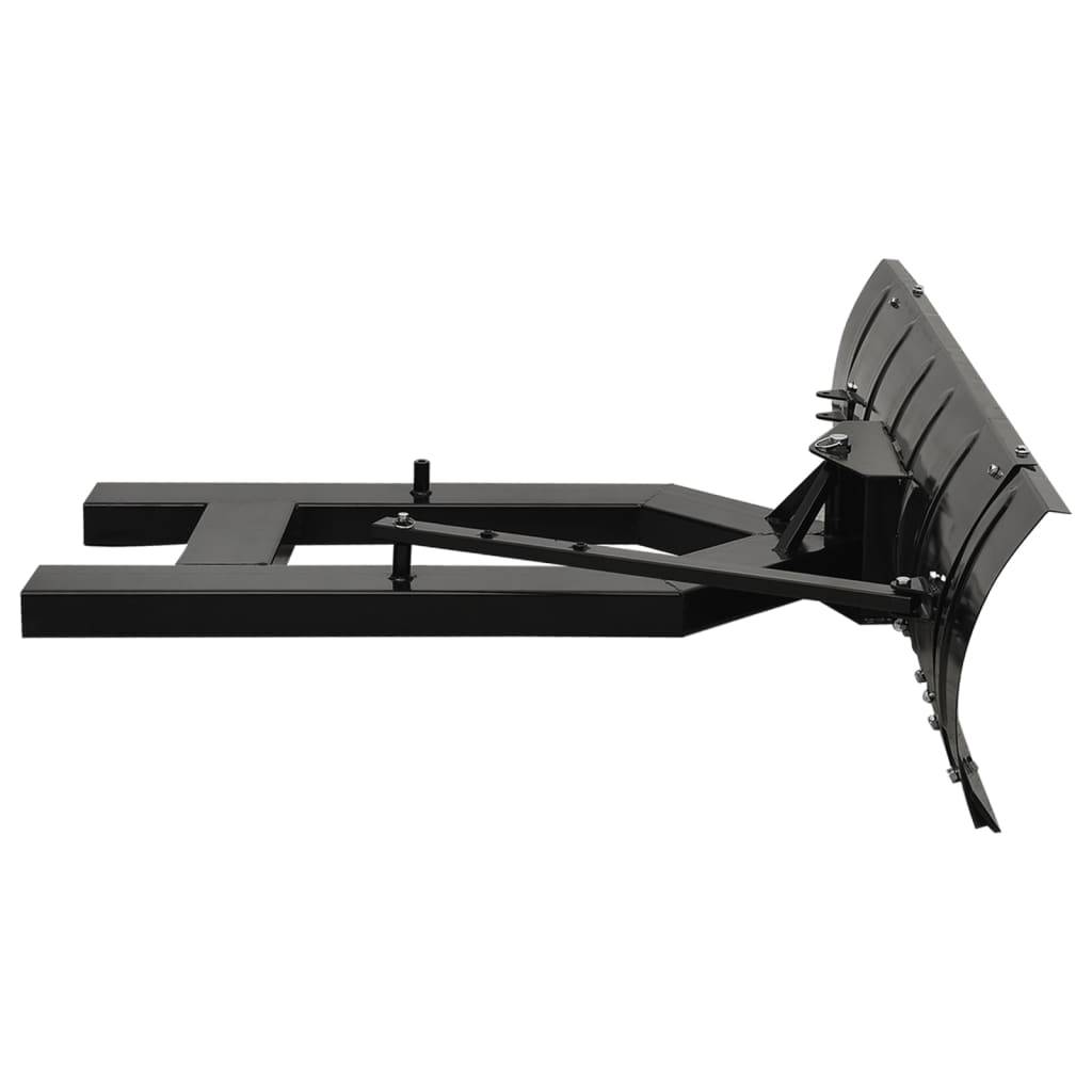 vidaXL Schneeschild für Gabelstapler 150x38 cm Schwarz
