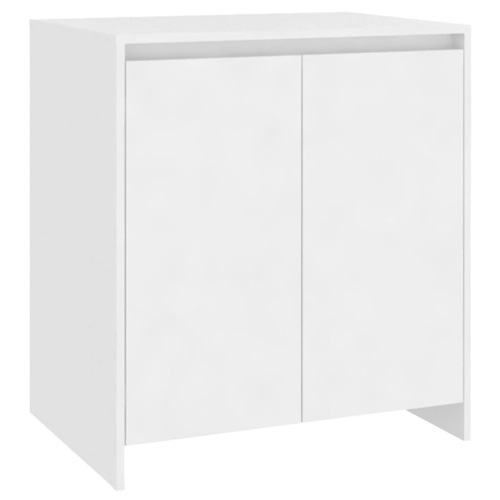 vidaXL 3-tlg. Sideboard Weiß Holzwerkstoff