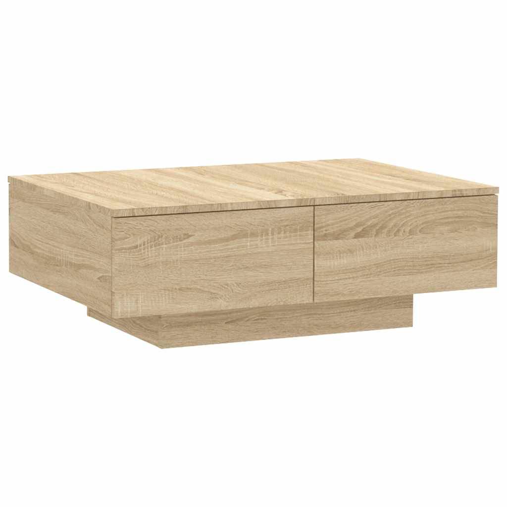 vidaXL Couchtisch Sonoma-Eiche 90x60x31 cm Holzwerkstoff