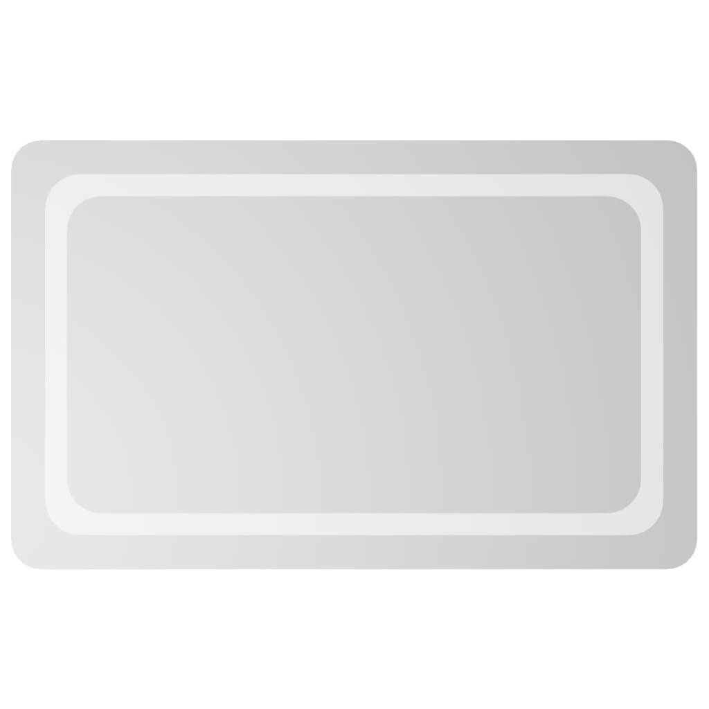 vidaXL LED-Badspiegel 50x80 cm