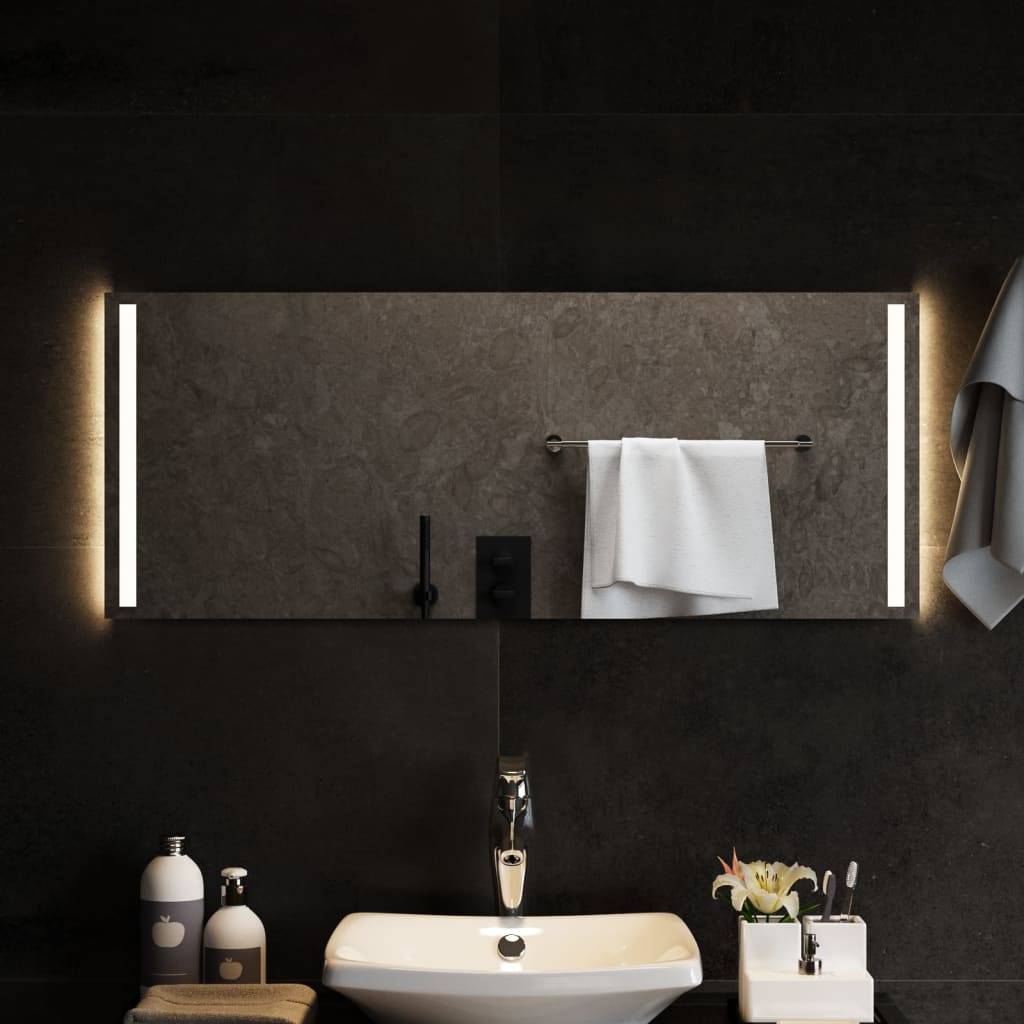 vidaXL LED-Badspiegel 100x40 cm