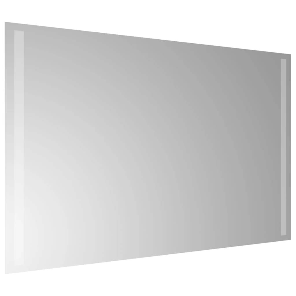vidaXL LED-Badspiegel 80x50 cm