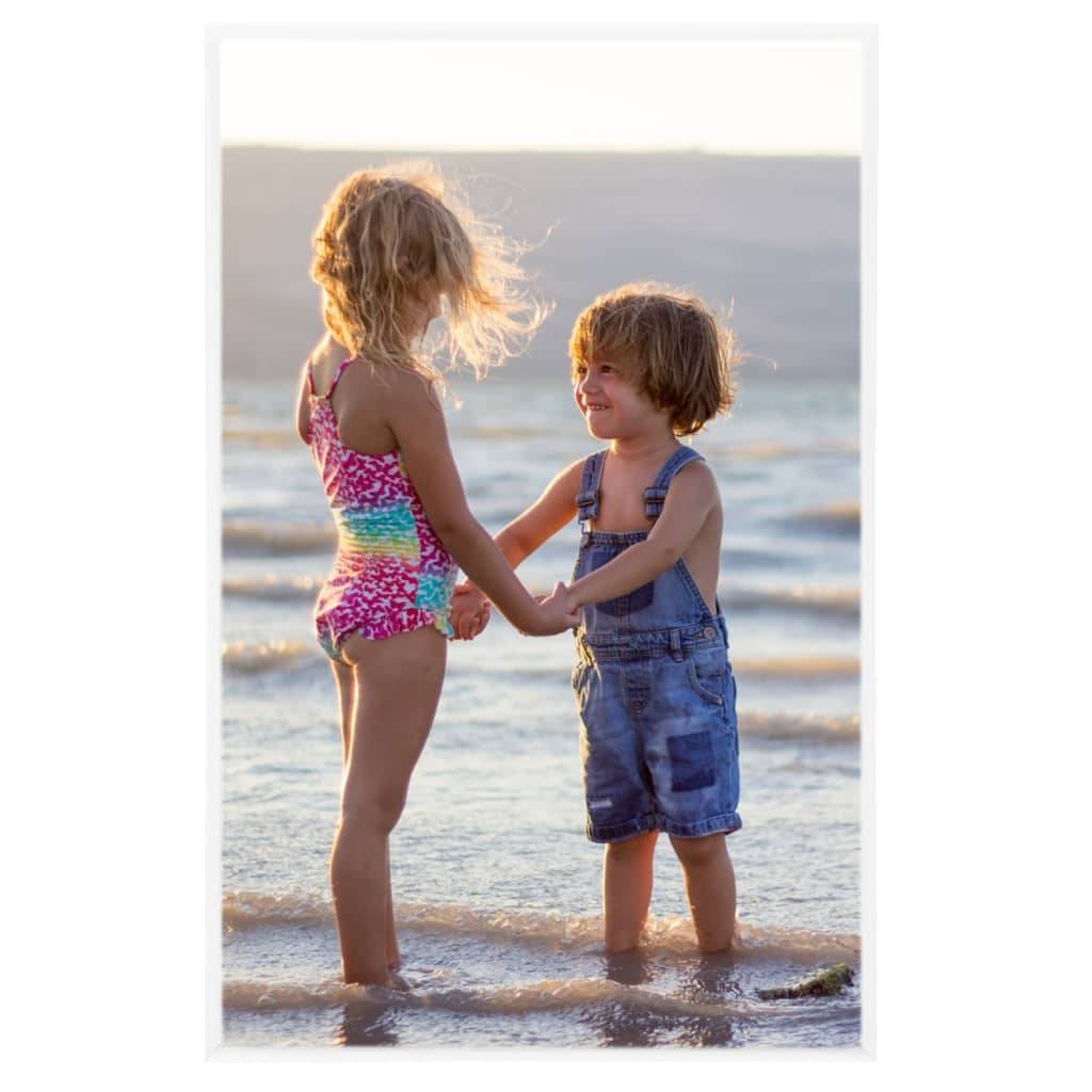 vidaXL Bilderrahmen Collage 3 Stk. für Tisch Weiß 13x18 cm MDF