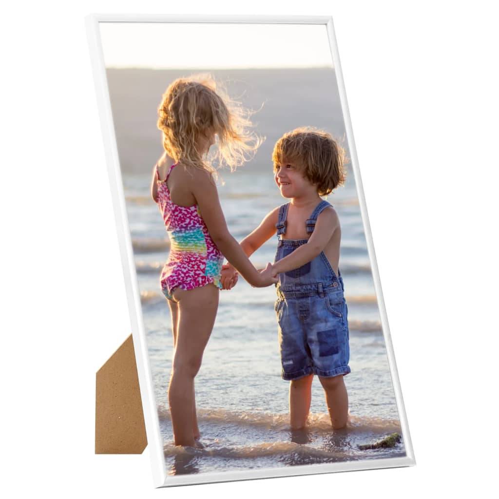 vidaXL Bilderrahmen Collage 3 Stk. für Tisch Weiß 13x18 cm MDF