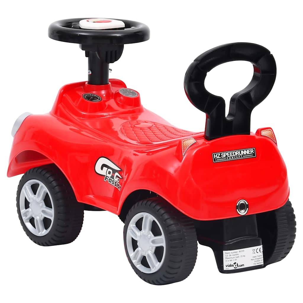 vidaXL Kinderauto Rot