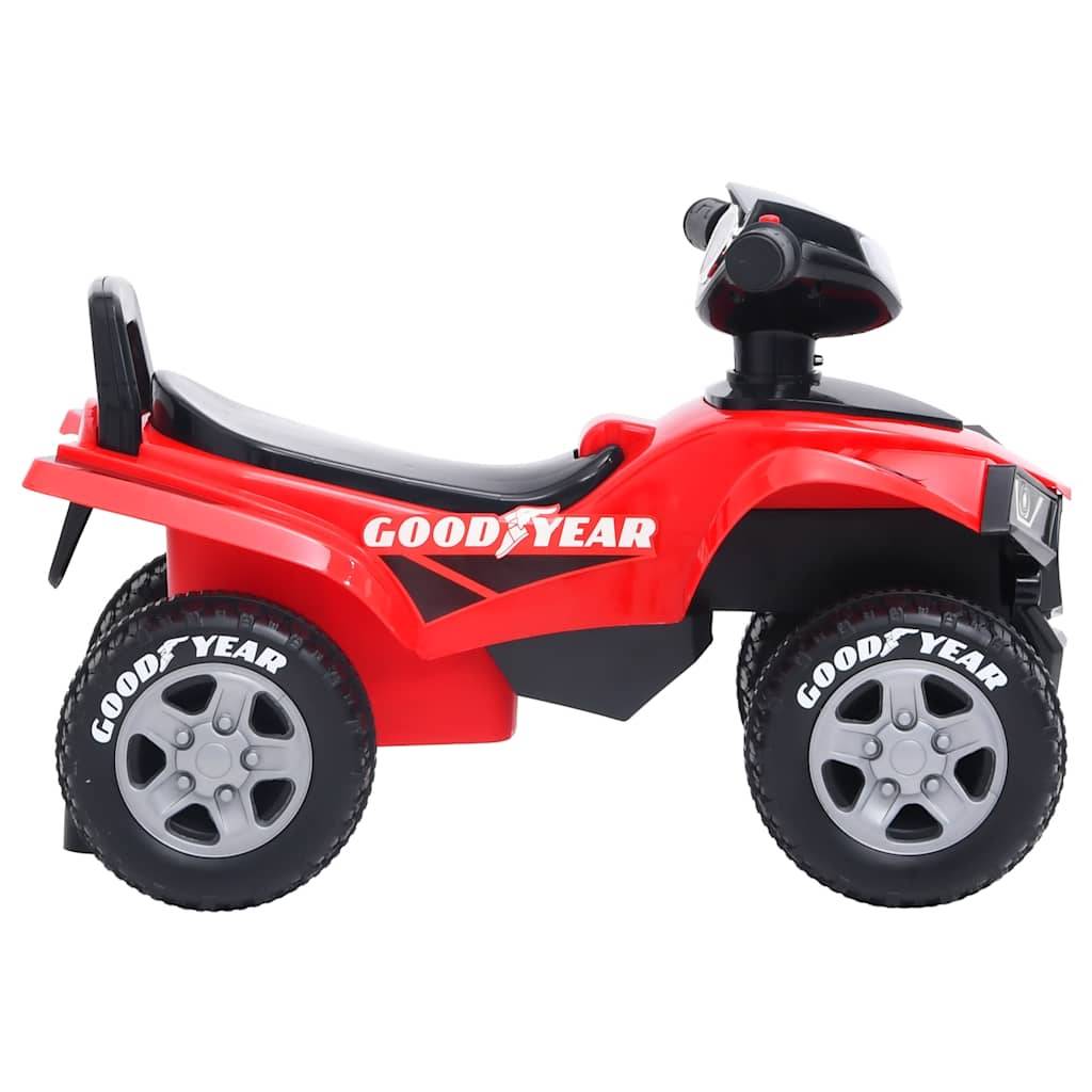 vidaXL Aufsitz-Quad für Kinder Good Year Rot