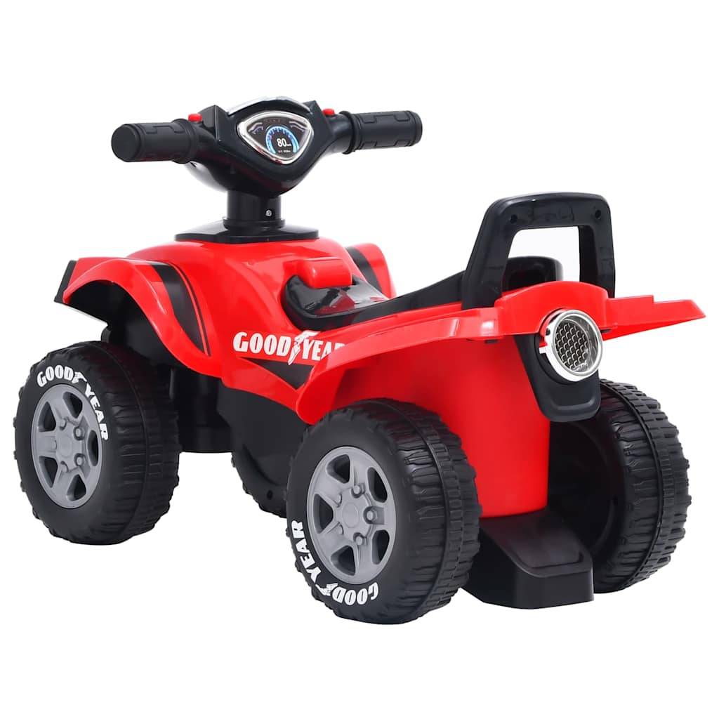 vidaXL Aufsitz-Quad für Kinder Good Year Rot
