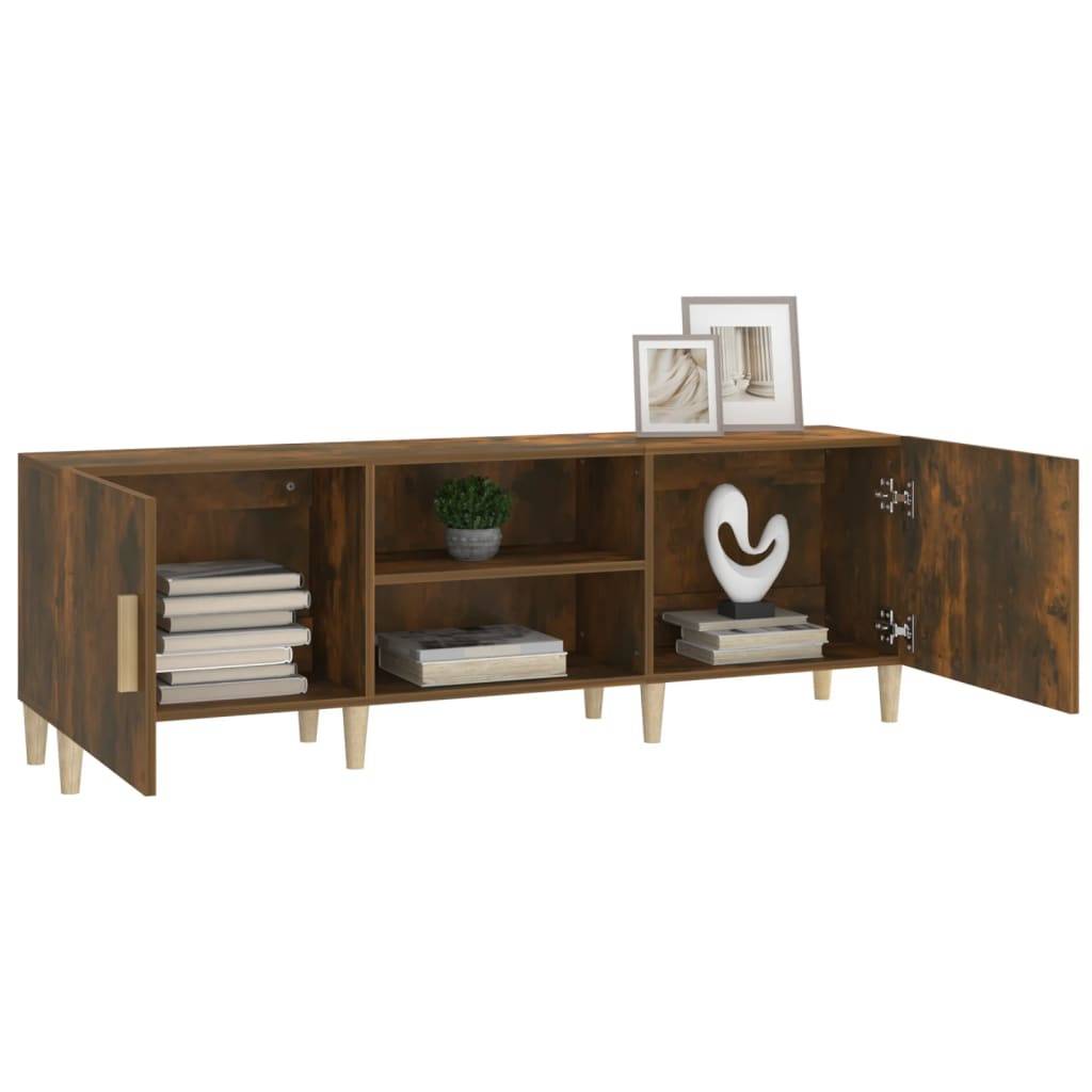 vidaXL TV-Schrank Räuchereiche 150x30x50 cm Holzwerkstoff