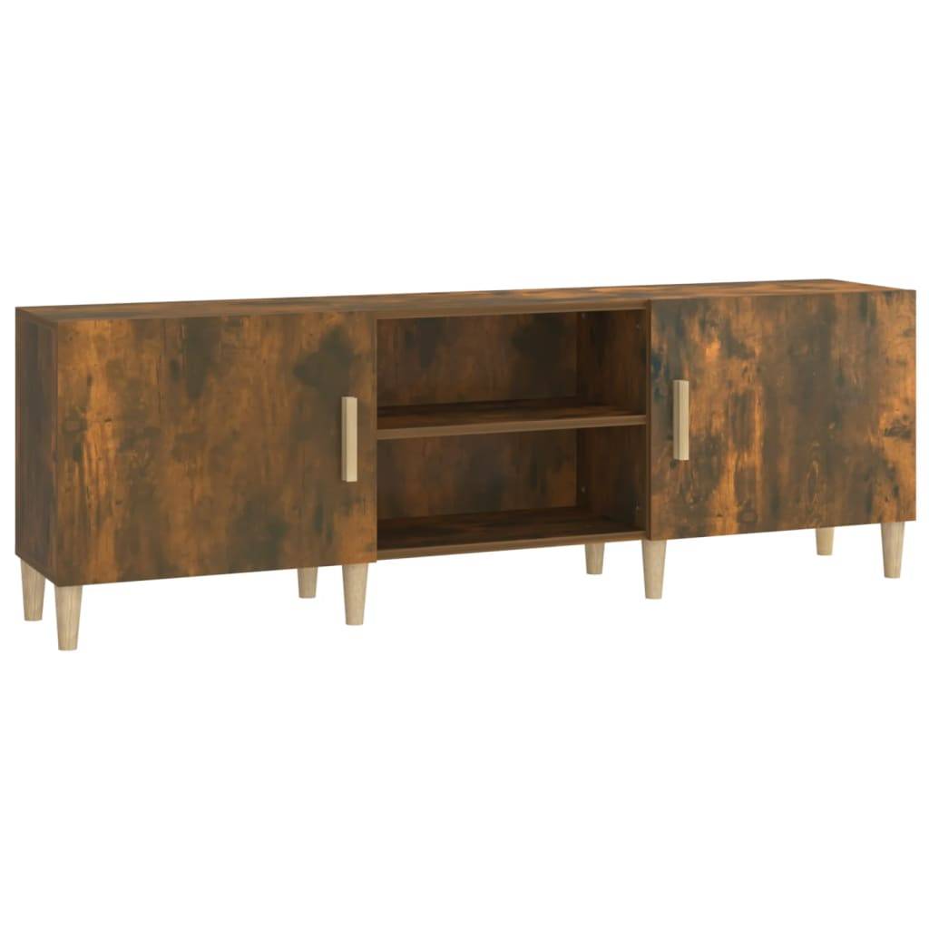 vidaXL TV-Schrank Räuchereiche 150x30x50 cm Holzwerkstoff