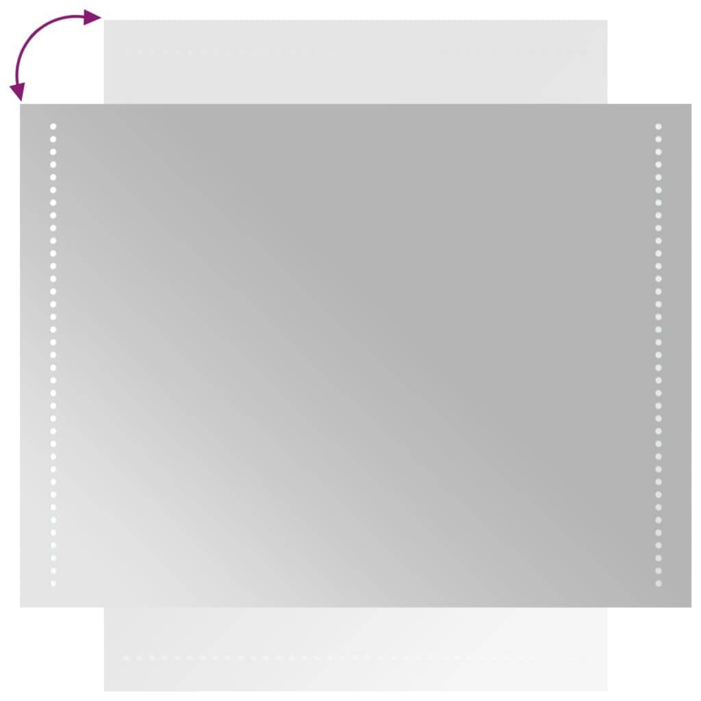vidaXL LED-Badspiegel 60x80 cm