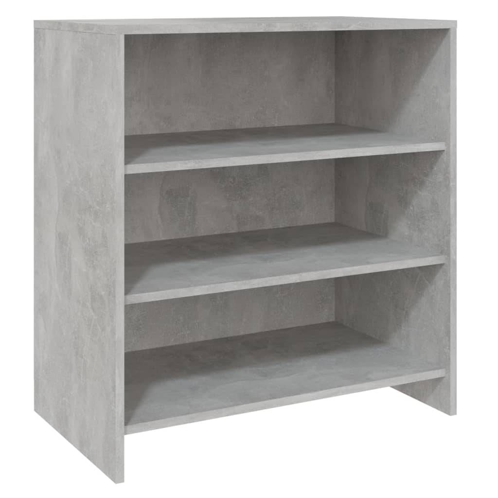 vidaXL Sideboard Betongrau 70x40,5x75 cm Holzwerkstoff