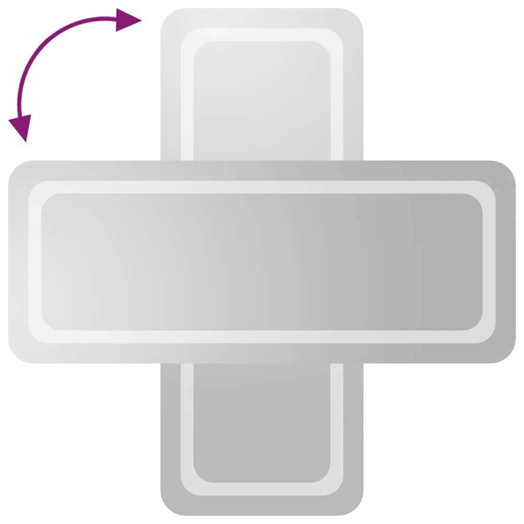 vidaXL LED-Badspiegel 40x100 cm