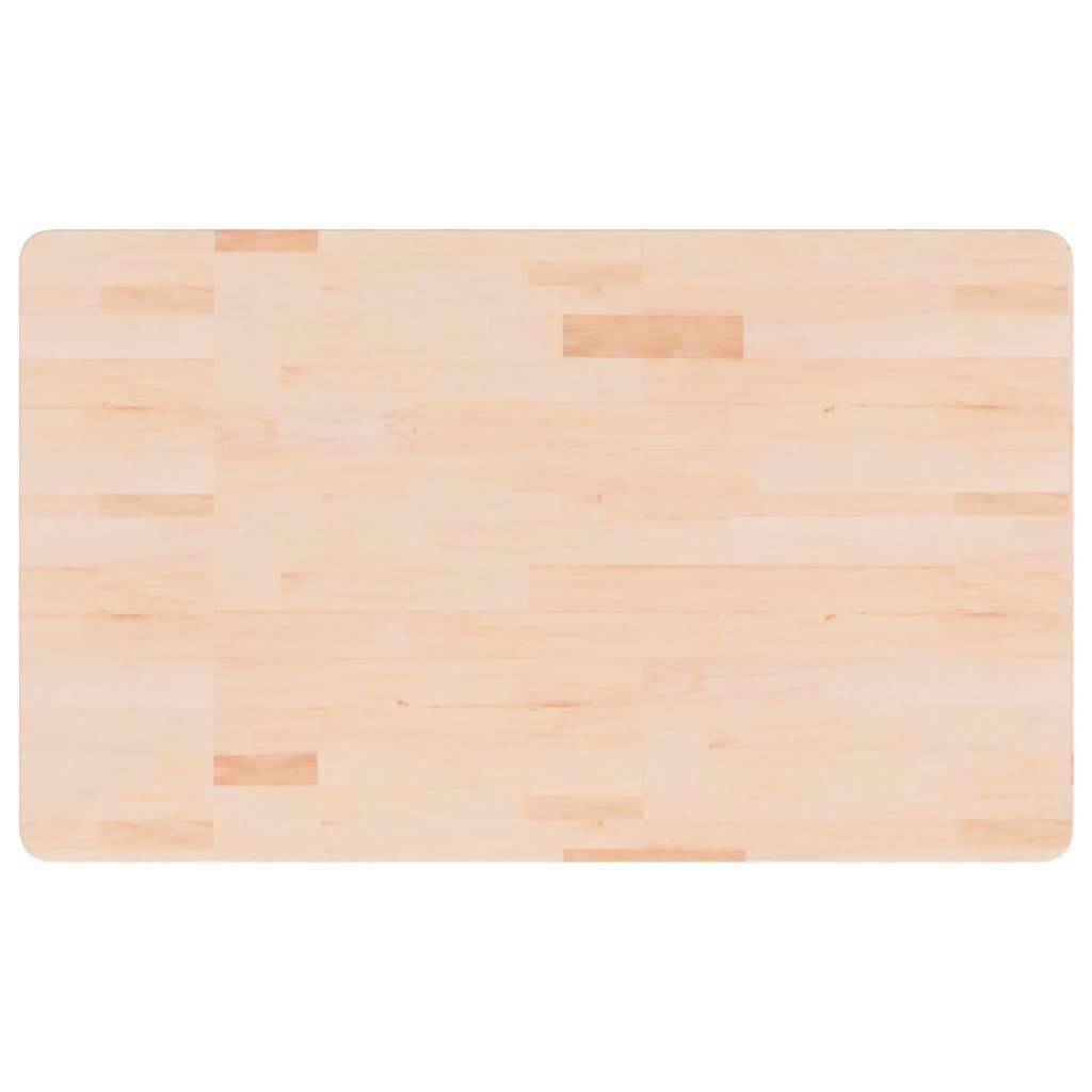 vidaXL Waschtischplatte 100x60x2,5 cm Massivholz Unbehandelt