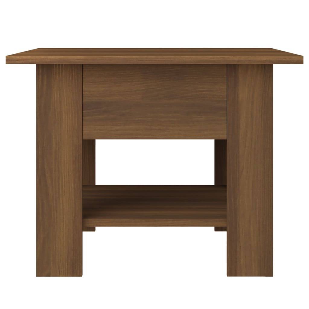 vidaXL Couchtisch Braun Eichen-Optik 55x55x42 cm Holzwerkstoff