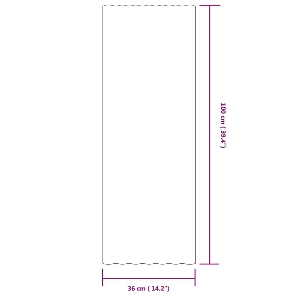 vidaXL Dachpaneele 12 Stk Pulverbeschichteter Stahl Anthrazit 100x36cm