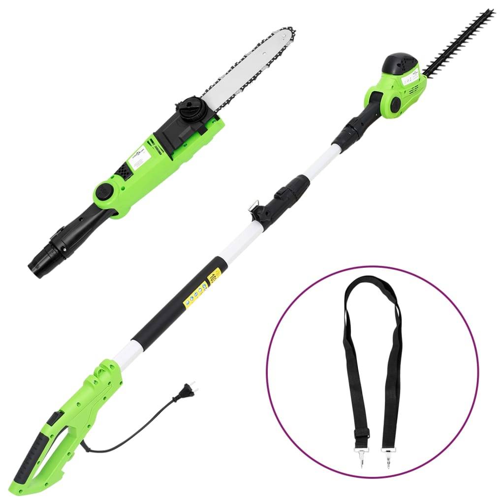vidaXL 2-in-1 Teleskopstangen-Kettensäge/Heckenschere 25/41 cm 710/550W