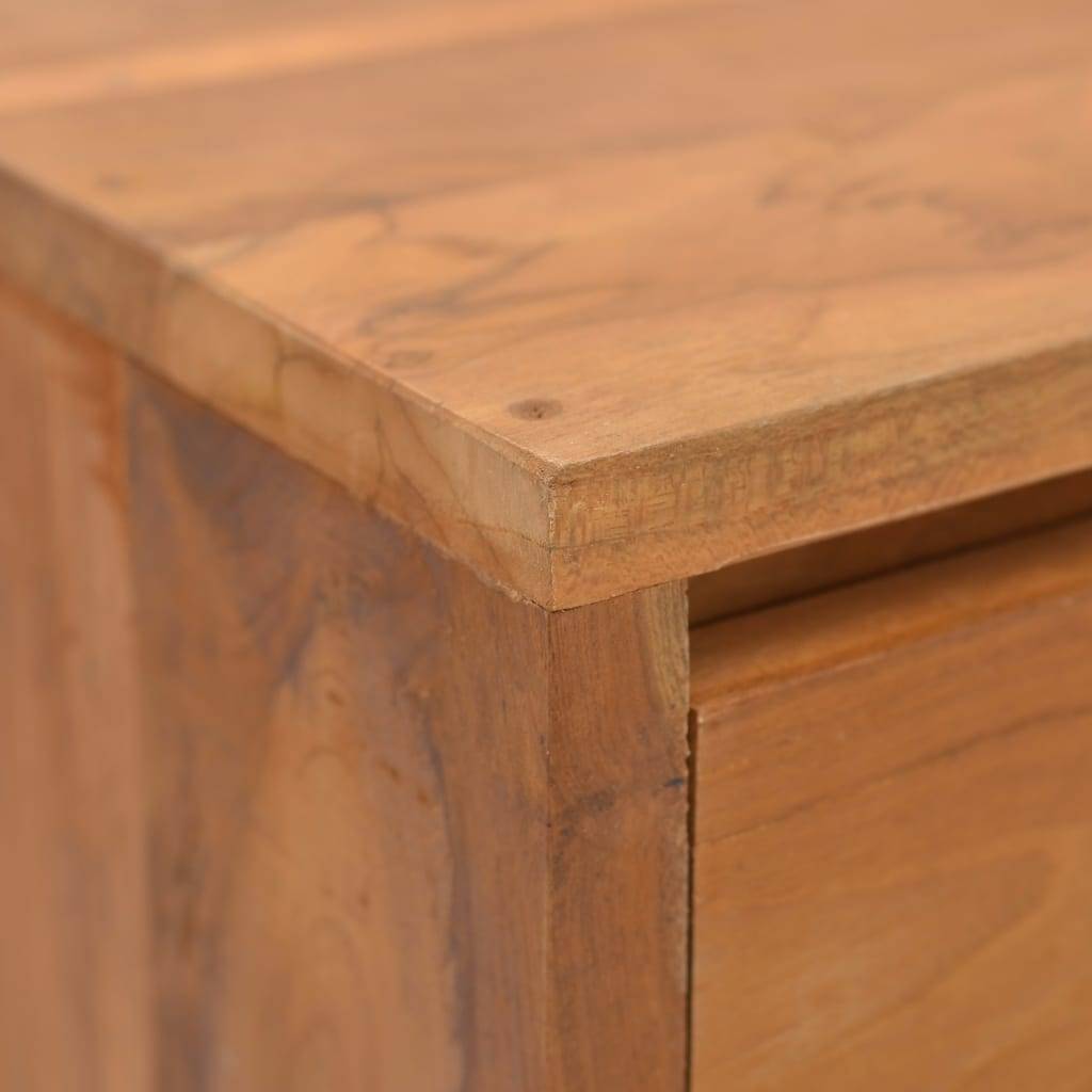 vidaXL Nachttisch 20x35x50 cm Teak Massivholz