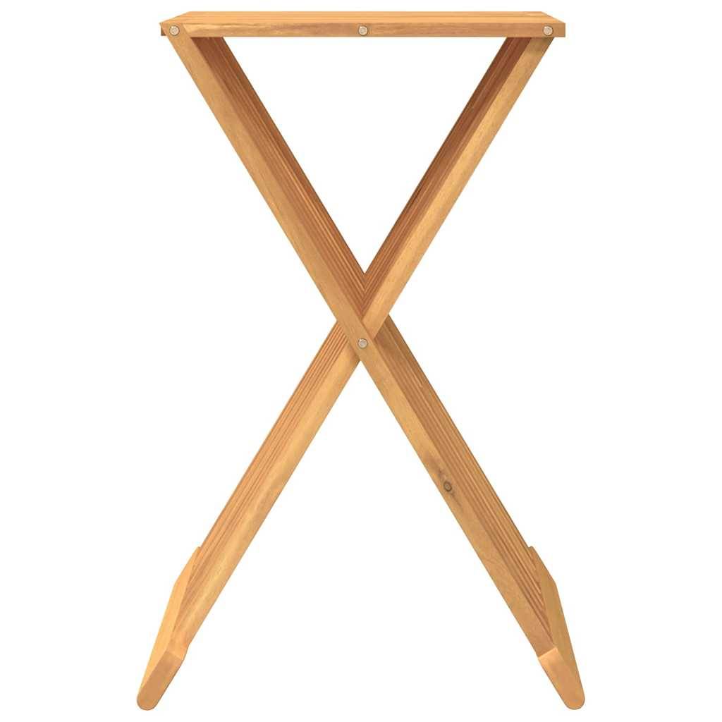 vidaXL Klapphocker 40x32,5x70 cm Massivholz Teak