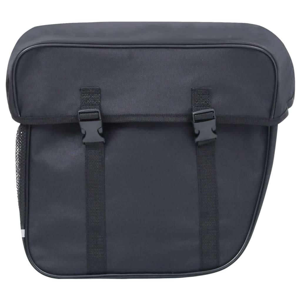 vidaXL Doppel-Fahrradtasche für Gepäckträger Wasserdicht 35 L Schwarz