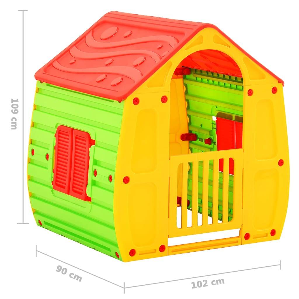 vidaXL Kinderspielhaus 102x90x109 cm